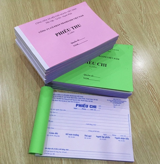 Địa chỉ in phiếu thu – chi tại Bình Dương
